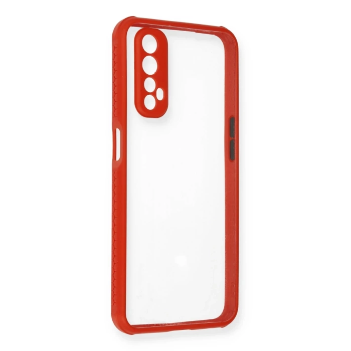 Newface Realme 7 Kılıf Miami Şeffaf Silikon
