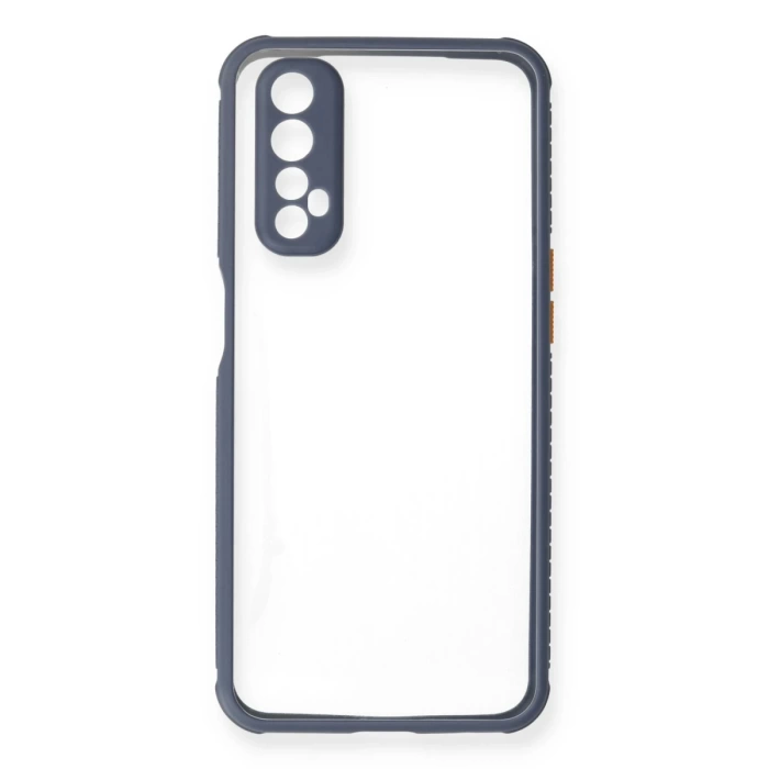 Newface Realme 7 Kılıf Miami Şeffaf Silikon