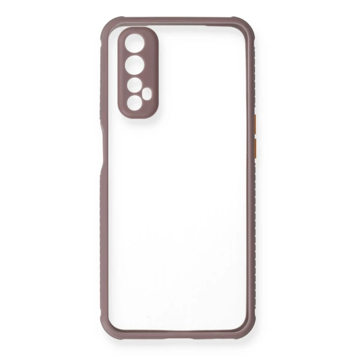 Newface Realme 7 Kılıf Miami Şeffaf Silikon