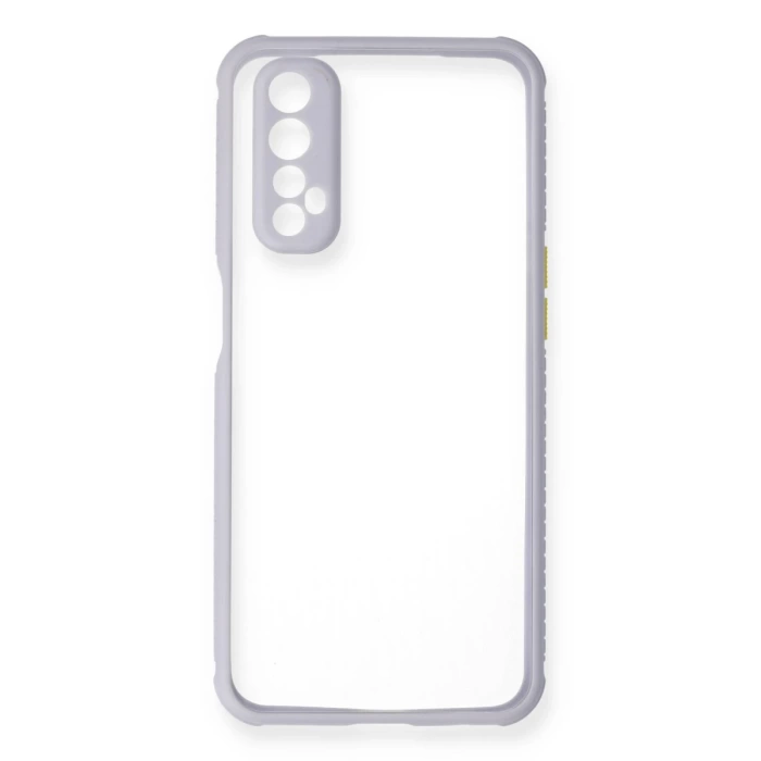 Newface Realme 7 Kılıf Miami Şeffaf Silikon
