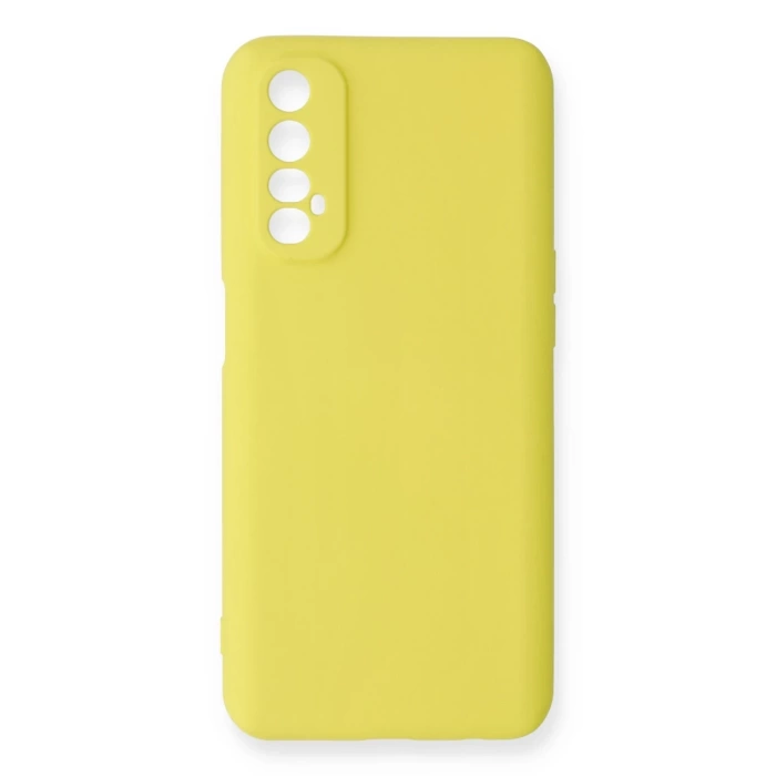 Newface Realme 7 Kılıf Nano içi Kadife Silikon