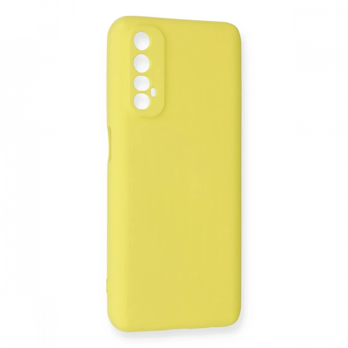 Newface Realme 7 Kılıf Nano içi Kadife Silikon