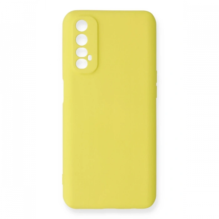 Newface Realme 7 Kılıf Nano içi Kadife Silikon