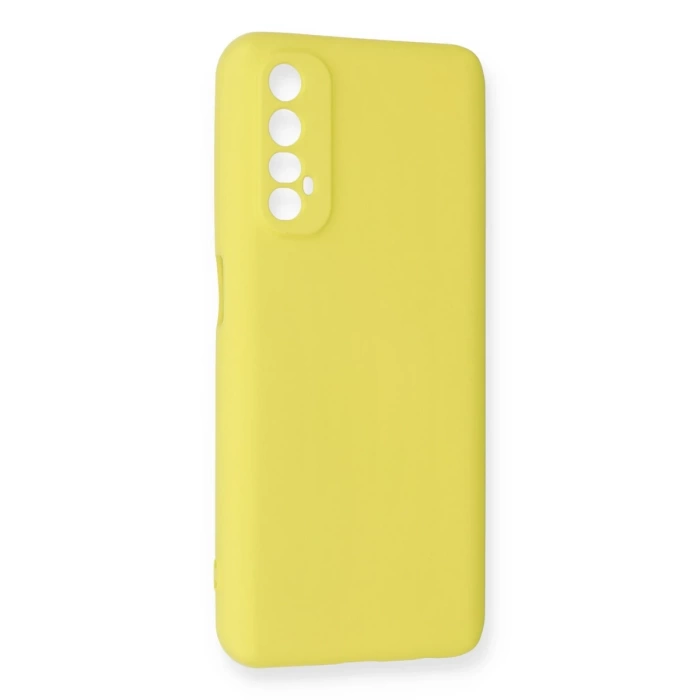 Newface Realme 7 Kılıf Nano içi Kadife Silikon