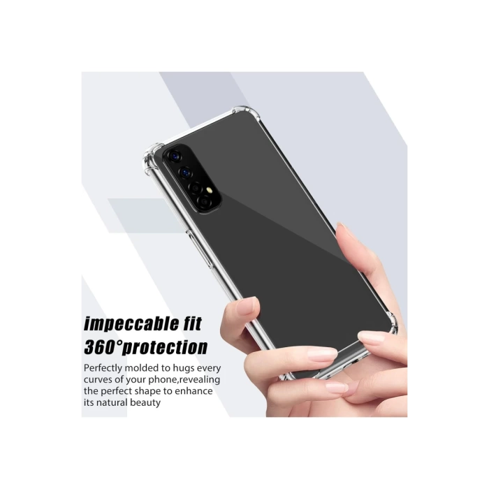 Newface Realme 7 Kılıf Olex Tpu Silikon - Şeffaf