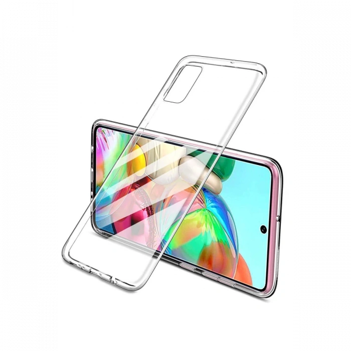 Newface Realme 7 Pro Kılıf Lüx Şeffaf Silikon - Şeffaf