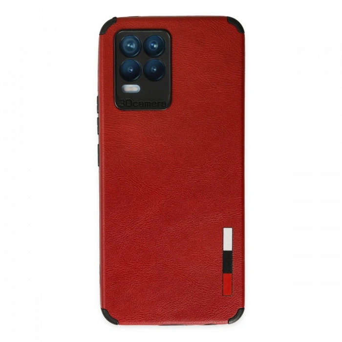 Newface Realme 8 Kılıf Loop Deri Silikon