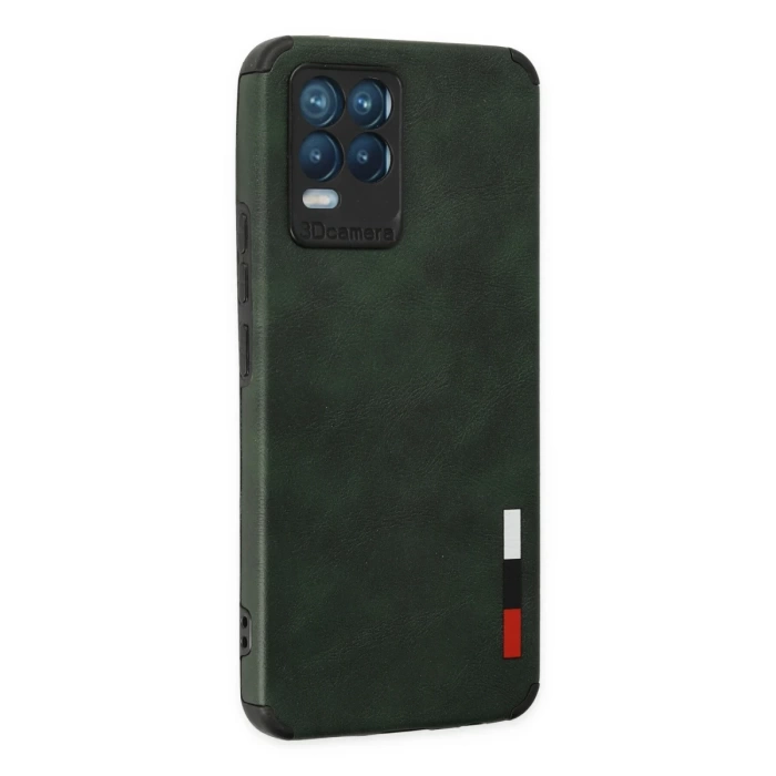 Newface Realme 8 Kılıf Loop Deri Silikon