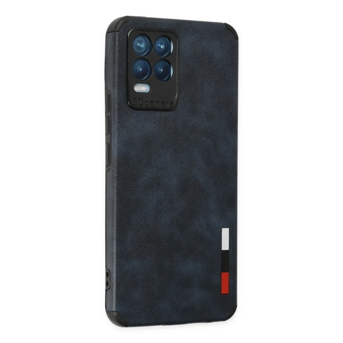 Newface Realme 8 Kılıf Loop Deri Silikon