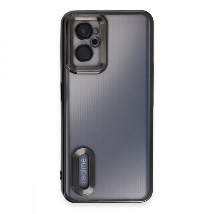 Newface Realme 9i 4G Kılıf Slot Silikon - Siyah