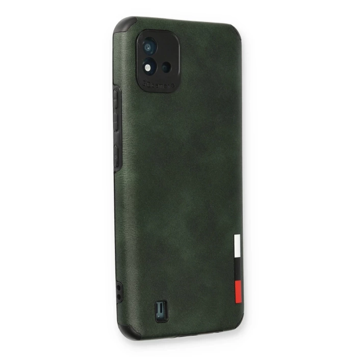 Newface Realme C11 2021 Kılıf Loop Deri Silikon
