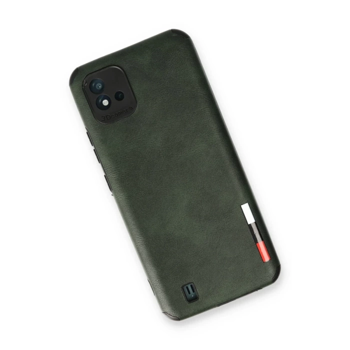 Newface Realme C11 2021 Kılıf Loop Deri Silikon