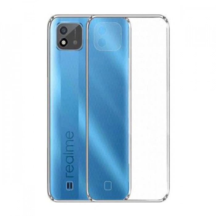 Newface Realme C11 2021 Kılıf Lüx Şeffaf Silikon
