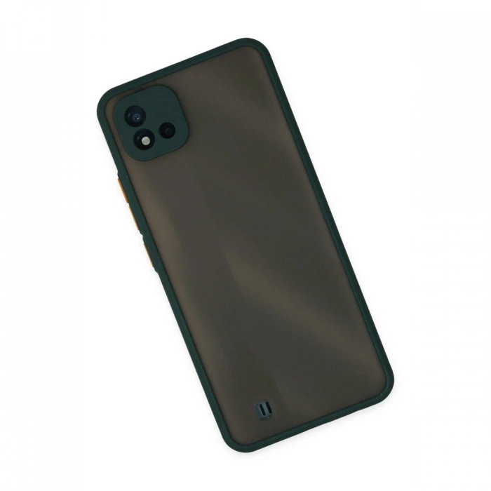 Newface Realme C11 2021 Kılıf Montreal Silikon Kapak