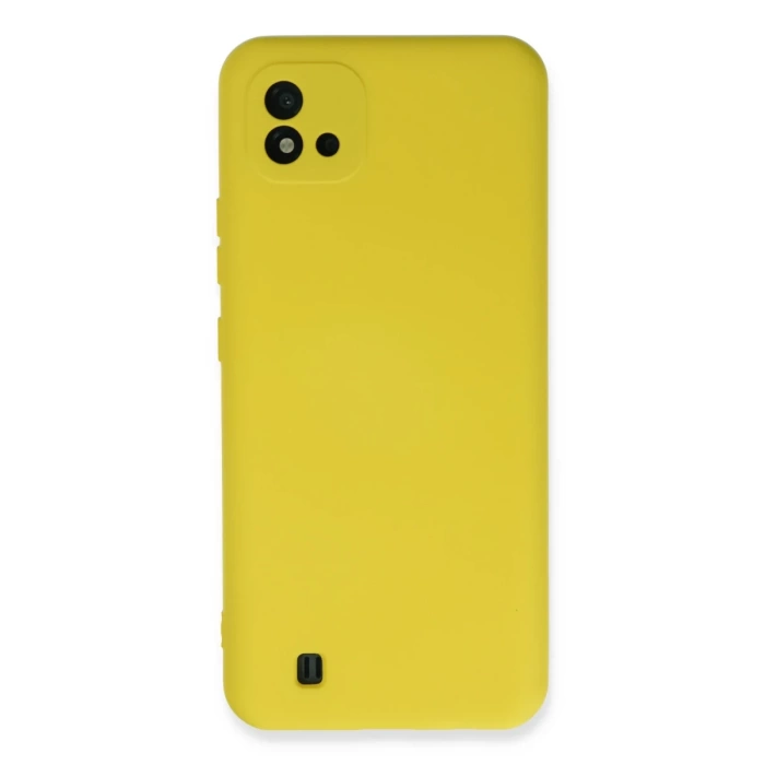 Newface Realme C11 2021 Kılıf Nano içi Kadife Silikon