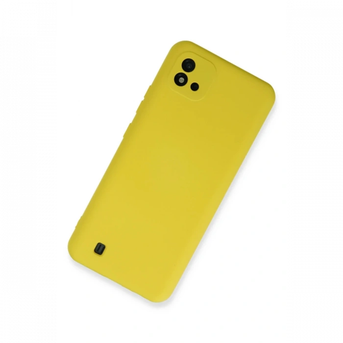 Newface Realme C11 2021 Kılıf Nano içi Kadife Silikon