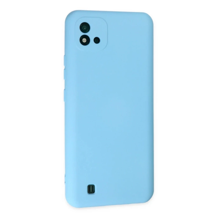Newface Realme C11 2021 Kılıf Nano içi Kadife Silikon