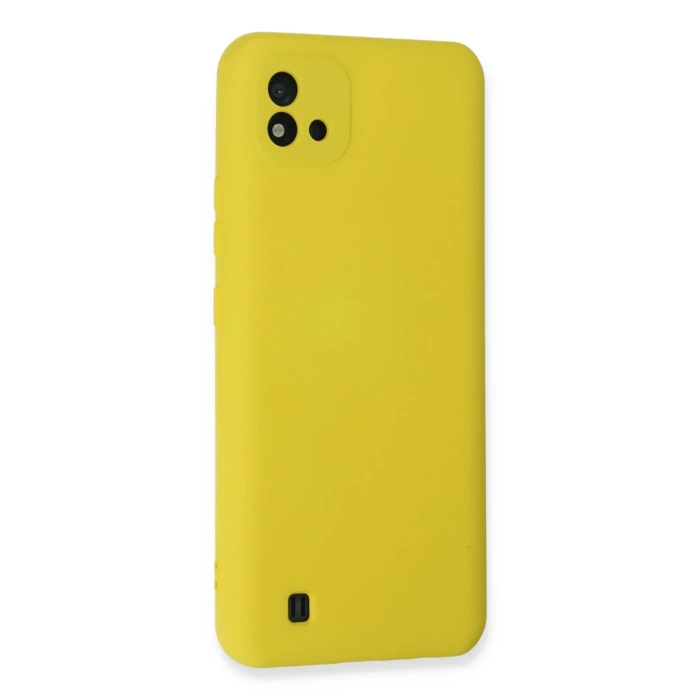 Newface Realme C11 2021 Kılıf Nano içi Kadife Silikon