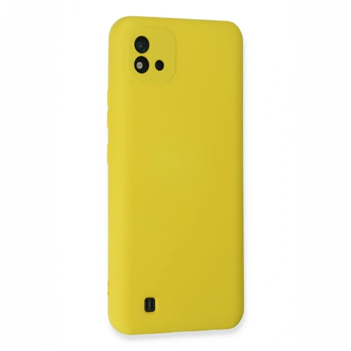 Newface Realme C11 2021 Kılıf Nano içi Kadife Silikon