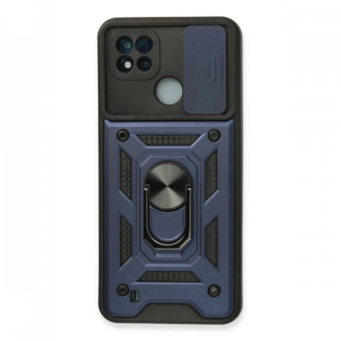 Newface Realme C11 2021 Kılıf Pars Lens Yüzüklü Silikon