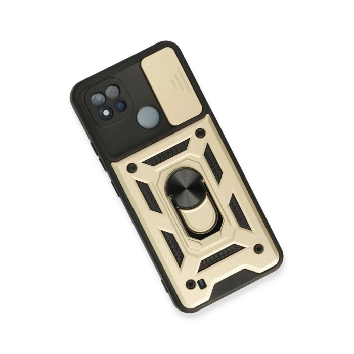 Newface Realme C11 2021 Kılıf Pars Lens Yüzüklü Silikon