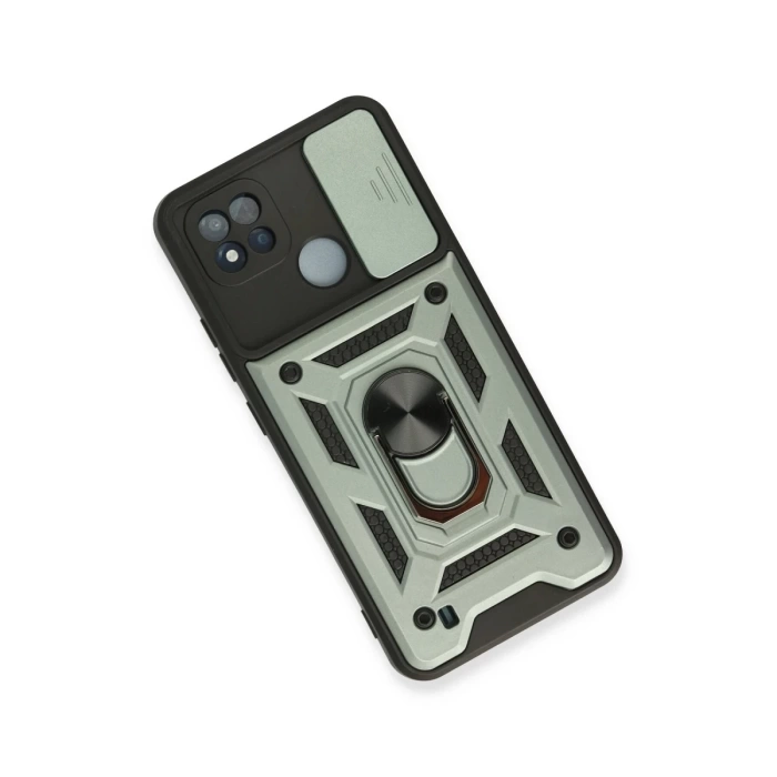 Newface Realme C11 2021 Kılıf Pars Lens Yüzüklü Silikon