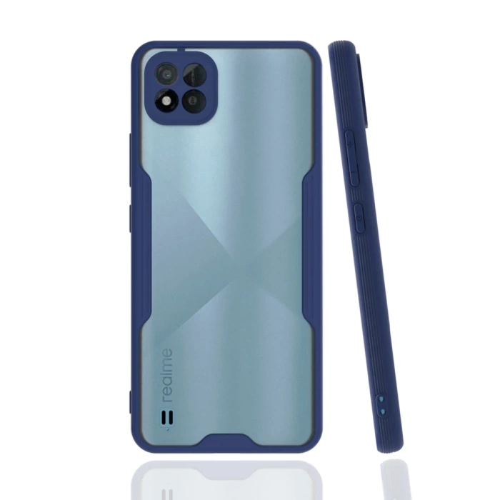 Newface Realme C11 2021 Kılıf Platin Silikon