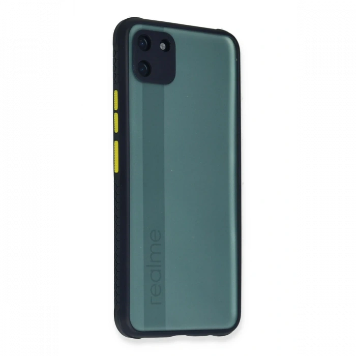 Newface Realme C11 Kılıf Miami Şeffaf Silikon
