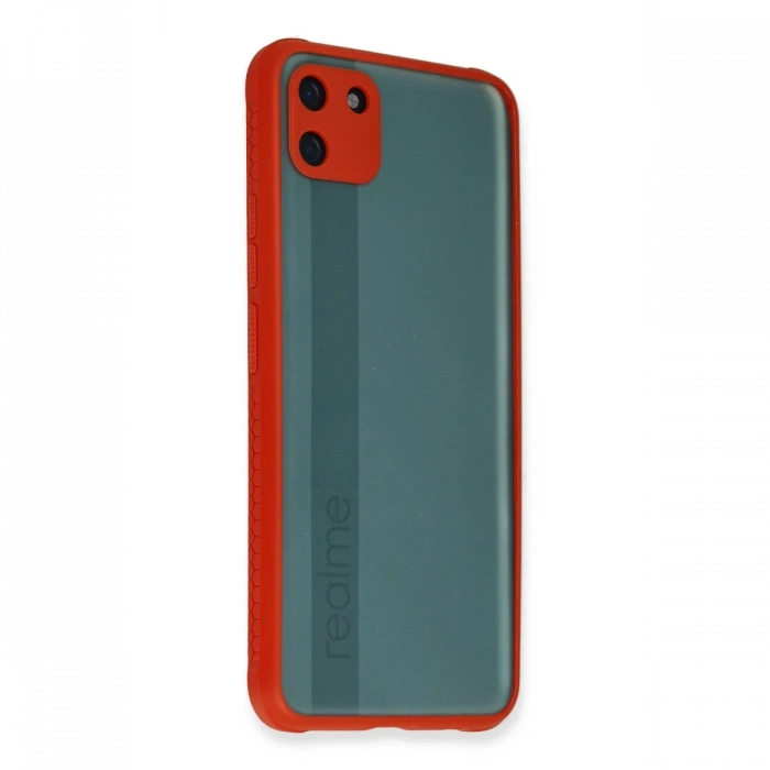 Newface Realme C11 Kılıf Miami Şeffaf Silikon