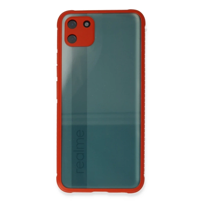 Newface Realme C11 Kılıf Miami Şeffaf Silikon