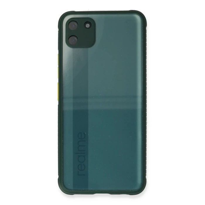 Newface Realme C11 Kılıf Miami Şeffaf Silikon