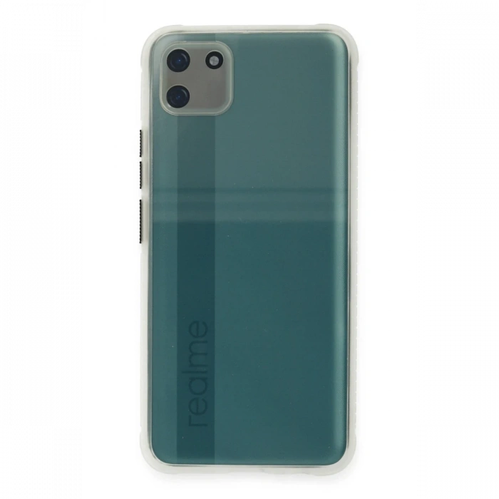 Newface Realme C11 Kılıf Miami Şeffaf Silikon
