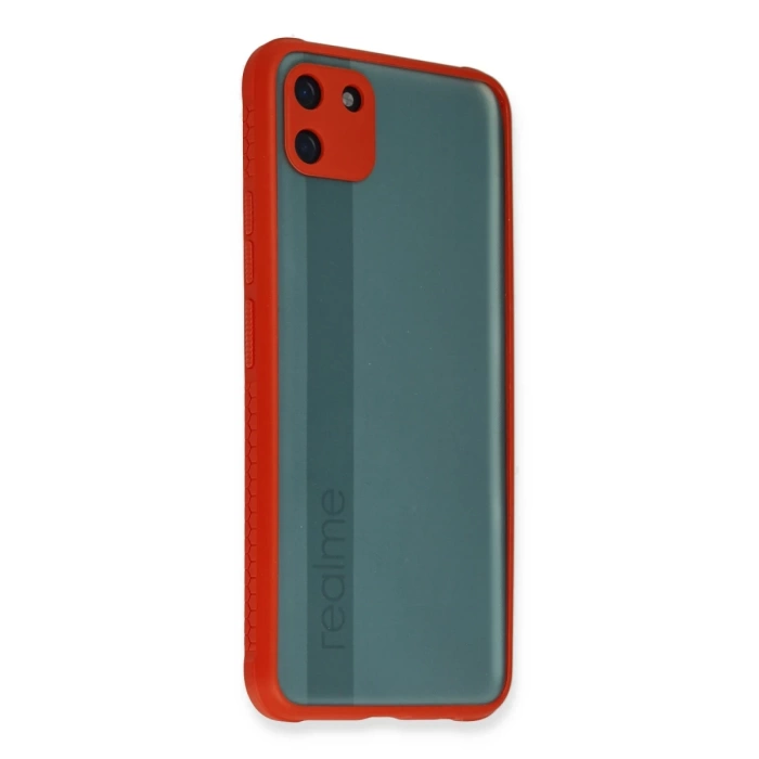 Newface Realme C11 Kılıf Miami Şeffaf Silikon