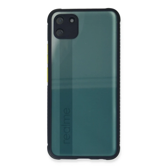 Newface Realme C11 Kılıf Miami Şeffaf Silikon