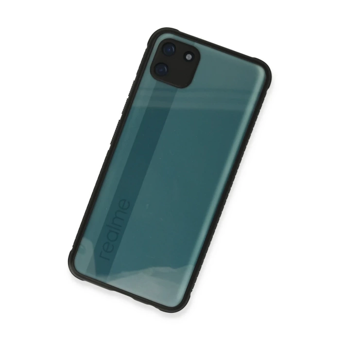 Newface Realme C11 Kılıf Miami Şeffaf Silikon