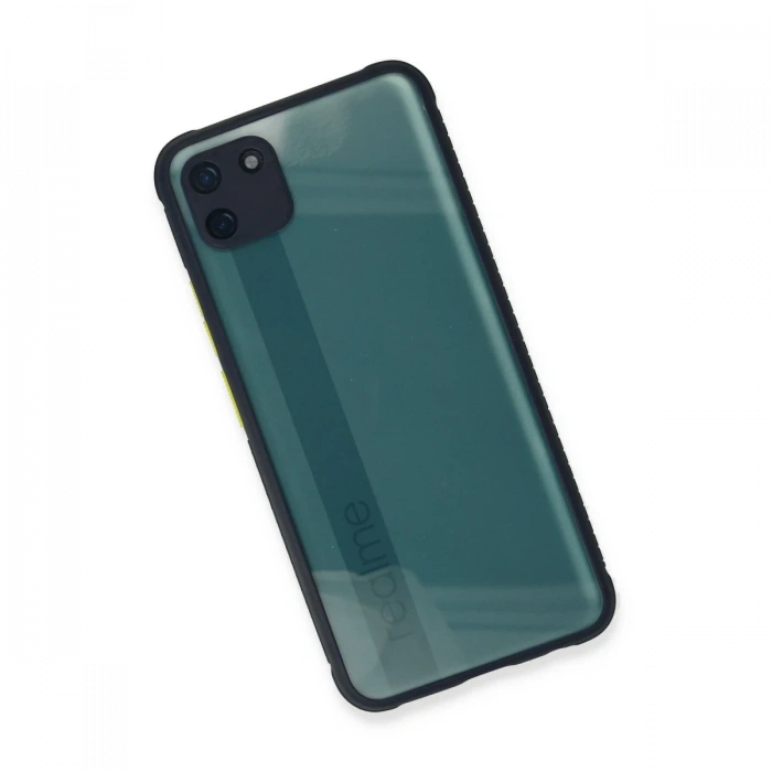 Newface Realme C11 Kılıf Miami Şeffaf Silikon