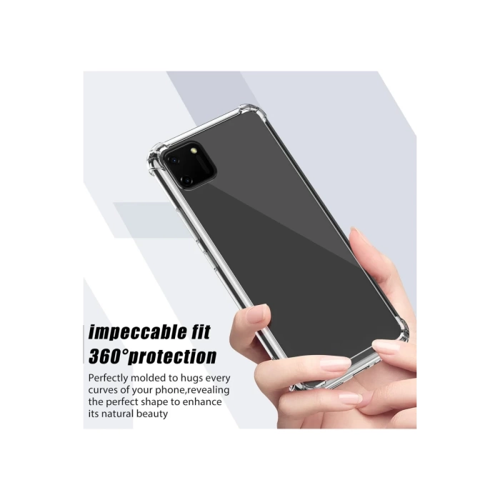 Newface Realme C11 Kılıf Olex Tpu Silikon - Şeffaf