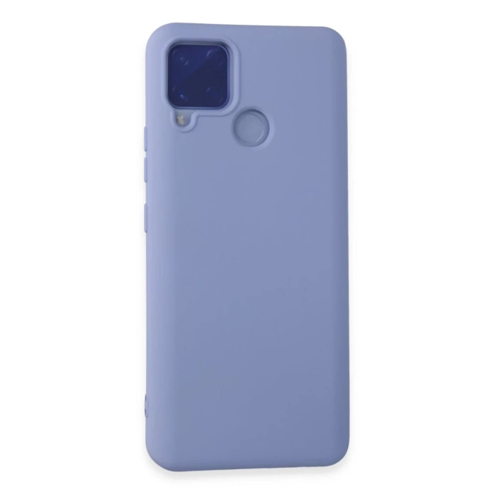 Newface Realme C15 Kılıf Nano içi Kadife Silikon