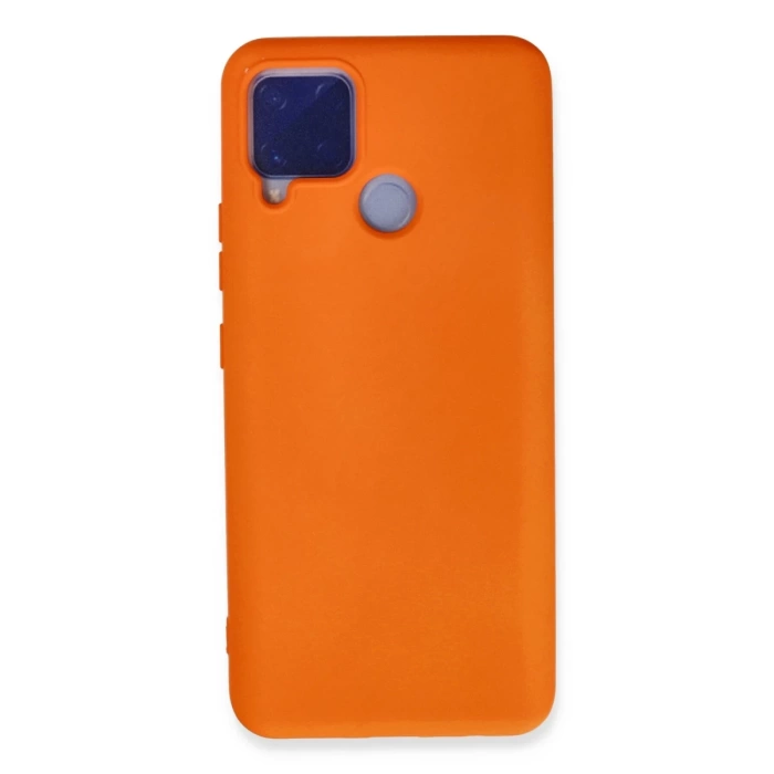 Newface Realme C15 Kılıf Nano içi Kadife Silikon