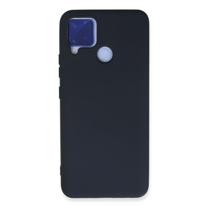 Newface Realme C15 Kılıf Nano içi Kadife Silikon