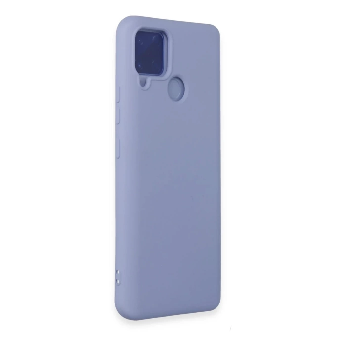 Newface Realme C15 Kılıf Nano içi Kadife Silikon