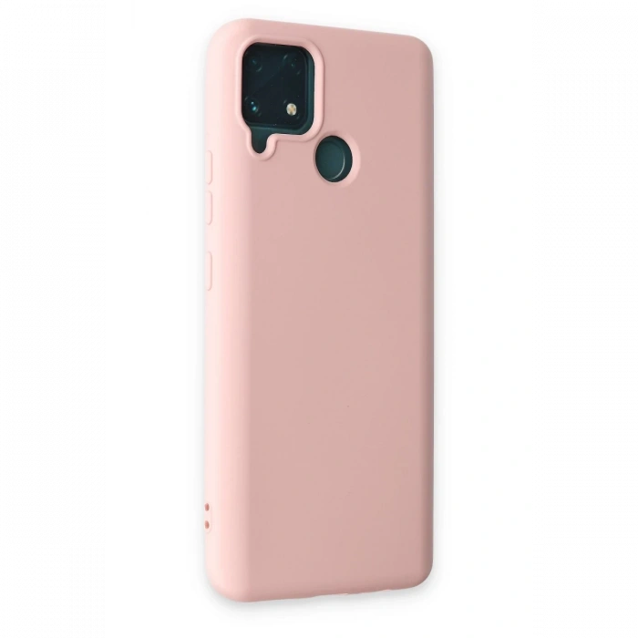 Newface Realme C15 Kılıf Nano içi Kadife Silikon