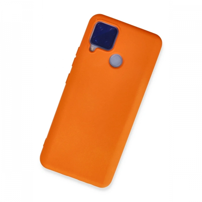 Newface Realme C15 Kılıf Nano içi Kadife Silikon