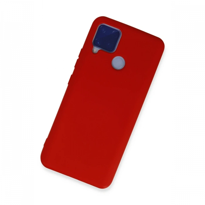 Newface Realme C15 Kılıf Nano içi Kadife Silikon