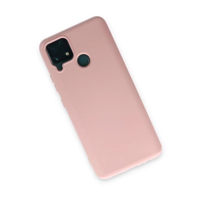 Newface Realme C15 Kılıf Nano içi Kadife Silikon
