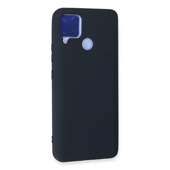 Newface Realme C15 Kılıf Nano içi Kadife Silikon