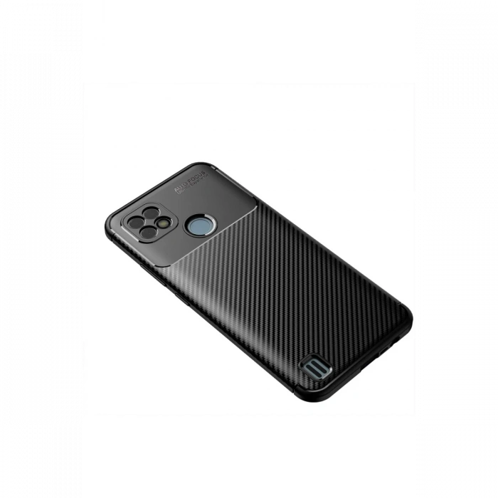 Newface Realme C21 Kılıf Auto Focus Karbon Kapak