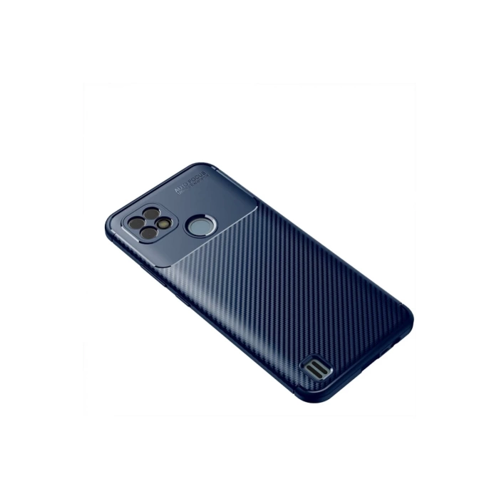 Newface Realme C21 Kılıf Auto Focus Karbon Kapak