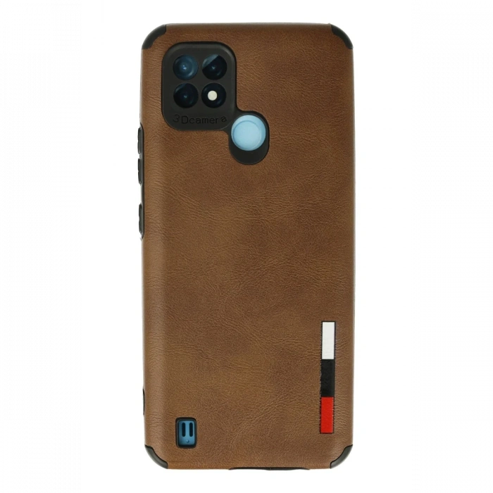 Newface Realme C21 Kılıf Loop Deri Silikon