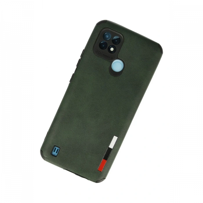 Newface Realme C21 Kılıf Loop Deri Silikon